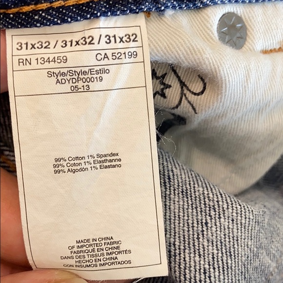 DC straight Jeans size 31 inb209 - Picture 6 of 7